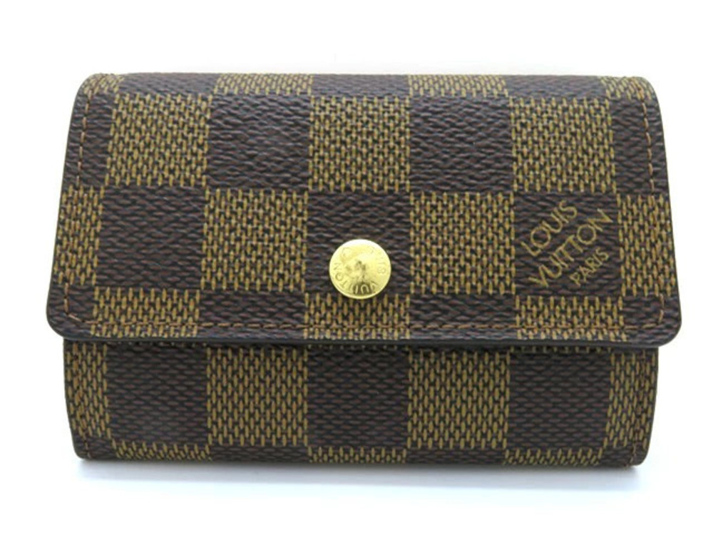 LOUIS VUITTON Coin Purse Portemonnaie Plat Damier